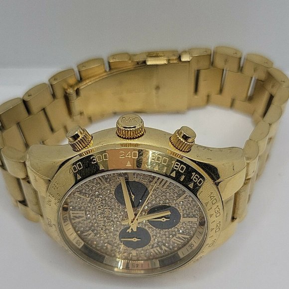 Michael Kors Layton Glitz MK5830 Womens Stainless - Picture 8 of 11